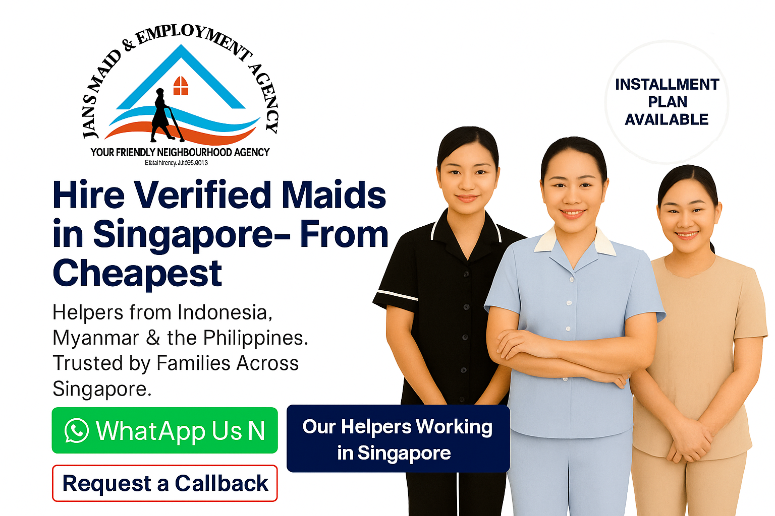 Jans Maid singapore maid agency