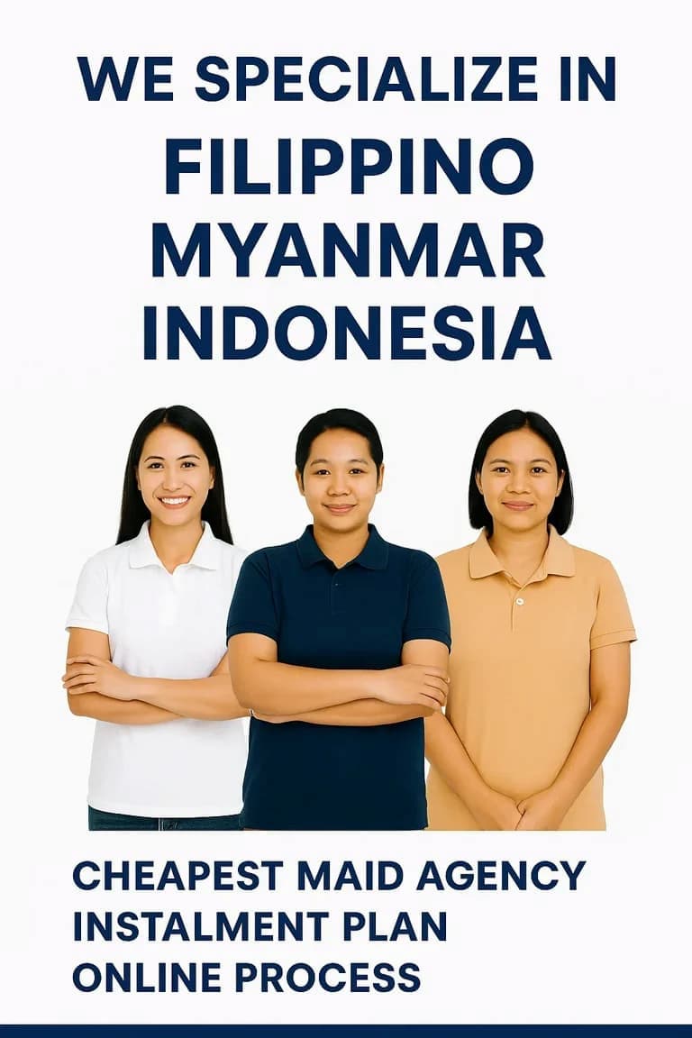 Maid Agency Singapore – Filipino Myanmar Indonesian Helpers by Jans Maid